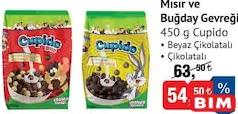 CUPİDO MISIR VE BUĞDAY GEVREĞİ 450 G fiyat ve kampanya bilgisi